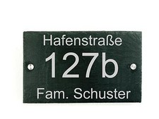 Hausnummer Türschild