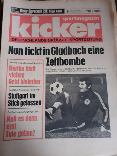 Kicker sportmagazin vom - kicker,