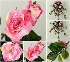 Efeuranke Kunstblumen Girlande