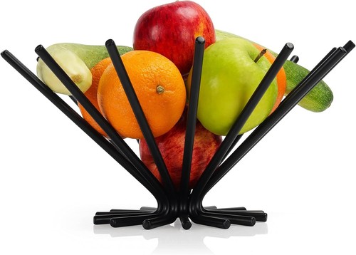 Obstschale metall schwarz - obstschale,