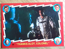 1979 Buck Rogers Karte 30 DANKE VIEL, COLONEL. Gratis neuer Toplader.