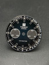 #1026 TISSOT 29,4mm NAVIGATOR AUTOMATIC CHRONOGRAPH ZIFFERBLATT VIGNETTE BLAU
