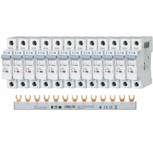 Eaton set 12x schalter - set, ls-schalter
