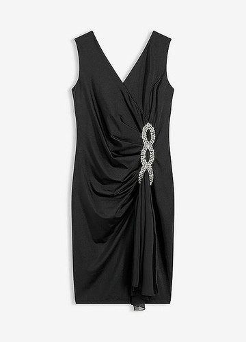 Glänzendes jersey partykleid - glänzendes, jersey-partykleid