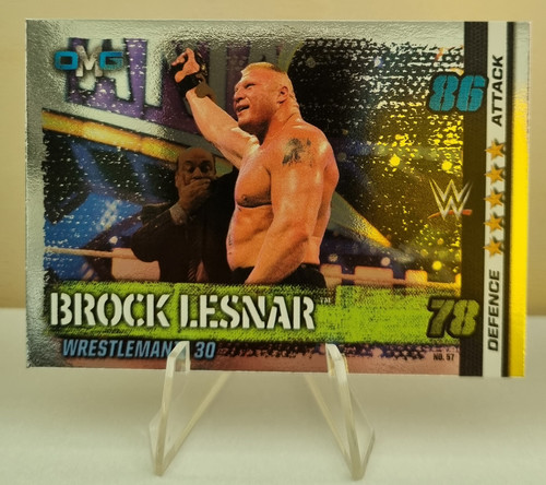 2017 topps wwe slam - topps, 10th