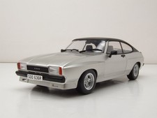 Ford Capri MK2 X-Pack 1975 silber matt schwarz Modellauto 1:18 MCG