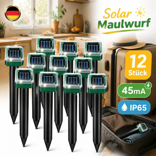 Stück solar maulwurf - 12,