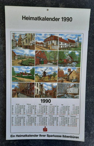 Heimatkalender 1990 sparkasse - heimatkalender,