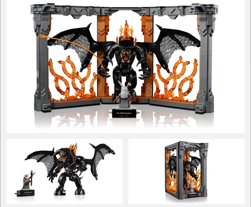 Lotr balrog book nook - book, (10367)