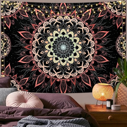 Mandala wandbehang wandteppich - mandala,