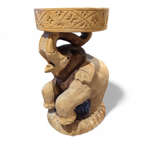 Holz beistelltisch elefant - holz,