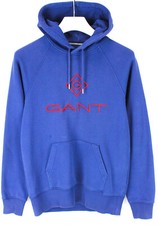 Gant Kapuze Herren Klein Kapuzenpullover Kängurutasche Blau