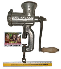 ALTER FLEISCHWOLF RIEGER-ALEXANDERWERK  FOTO+BESCHR. INTERNAT. VERSAND  MÖGLICH