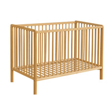 AMAL II Kinderbett Julia Natur 70 x 140 cm Gitterbett Gitter-Bett Holzbett K834