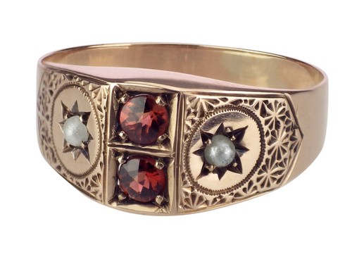 Art deco 333 roségold gold - art,