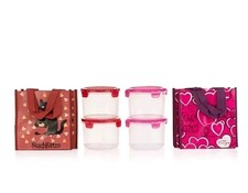 LocknLock Frischhaltedosen-Set inkl. Geschenktüten 4x 1,3L Volumen Tü