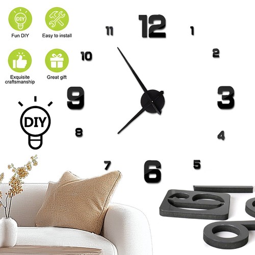 Wanduhr groß design - 3d,