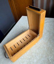 Vintage Holz Karteikasten - Kasten Holzbox Schatulle Büro 50s/60s.