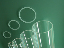 Plexiglas Rohr Acrylglas Deckel Zuschnitt Wassersäule Teich KLAR Kreise FL24+