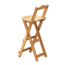 Barhocker Barstuhl Tresenhocker klappbar Bambus Bistrohocker für Küche Bar