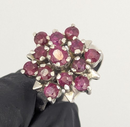 Vintage rubin ring - rubin, 925