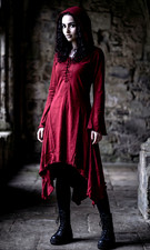 Gugel Zipfelkleid Gothic Ethno