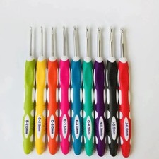 9x Häkelnadel ergonomisch