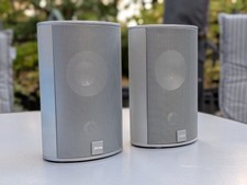 Canton CD 220 | 2-Wege Flach-Lautsprecher Paar, silber