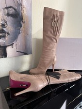 Versace leder stiefel 40 - leder, gr.40