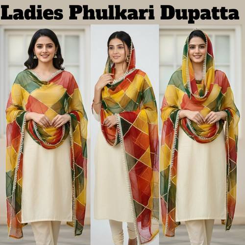 Damen phulkari dupatta - phulkari,