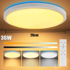 LED Decken Lampe Leuchte Wand Flur Küchen Wohn Zimmer Bad IP44 Rund 12-60 Watt