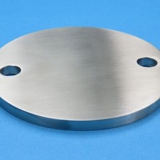 Edelstahl Ronde 2 Loch