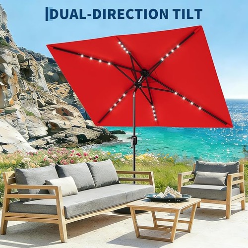 3x2m sonnenschirm ampelschirm - sonnenschirm,