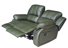 Ledersofa 2-Sitzer modern, kleines Sofa für zwei Personen, 5129-2-08902, sofort