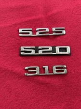 BMW E34 ? E21 ? Oldtimer Typen Schild 525 520 316