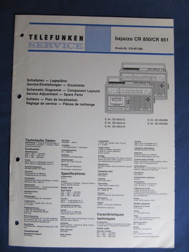 Telefunken bajazzo 850 - , /