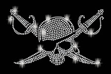 STRASSSTEINE TOTENKOPF PIRAT