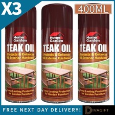 3 x TEAKÖL SPRAY 400ML FÜR