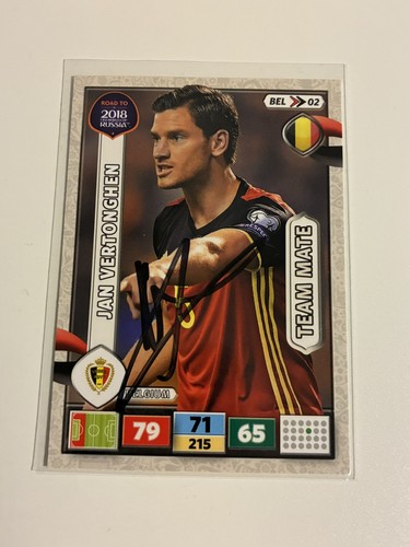 Jan vertonghen autogramm - vertonghen,