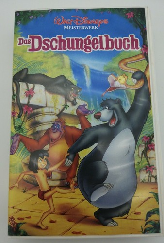 Disney das dschungelbuch vhs - disney's,