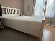 ikea bettt komplett mit Matratze und Lattenrost140x200