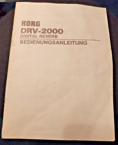 Korg drv 2000 digital reverb - korg,