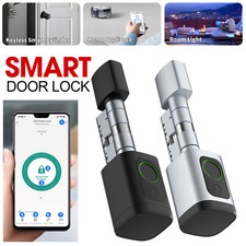 Smart Fingerabdruck Tür-Schließzylinder Tuya Bluetooth App 60-90mm EinstellbaruE