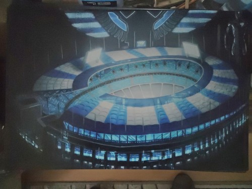 Futuristisches stadion digital - futuristisches,