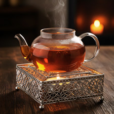 Kerzenhalter Teewärmer Stövchen  mit Teelichthalte Erhitzen von Tee Kaffee Milch