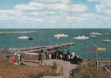 AK Helgoland (Kr. Pinneberg) um 1965 - Terrasse am Falm mit Blick auf die Reede