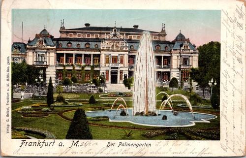 1906 postcard frankfurt - postcard,