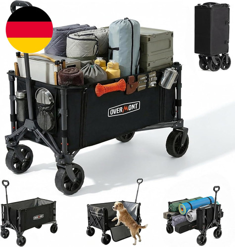 Overmont bollerwagen faltbar - overmont,