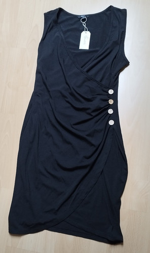 40 wickeloptik kleid - gr., 38/40