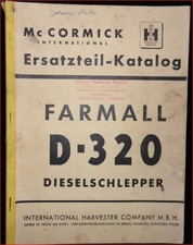Mc Cormick Farmall D 320 Dieselschlepper Ersatzteil Katalog